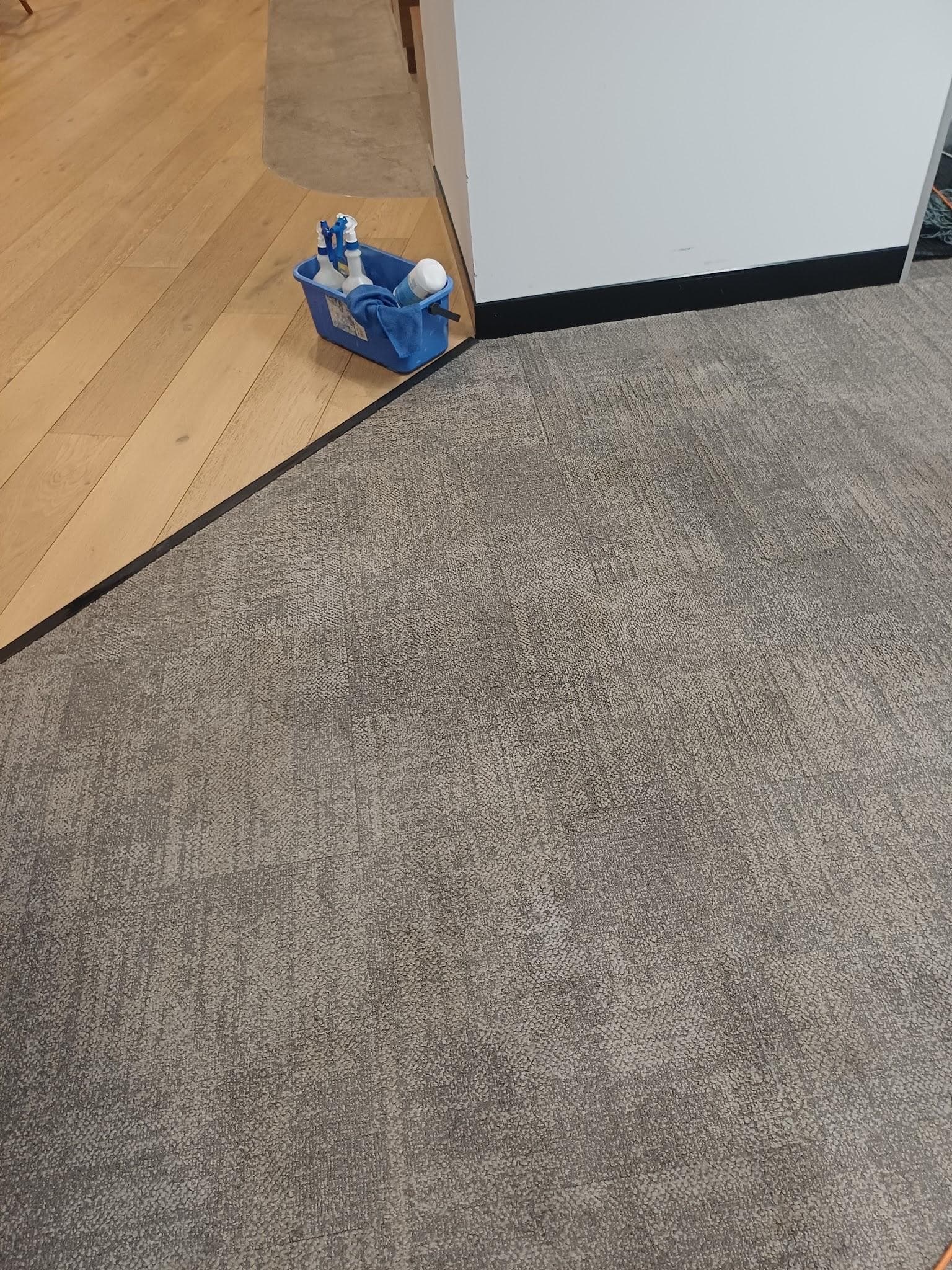 Office carpet refresh after