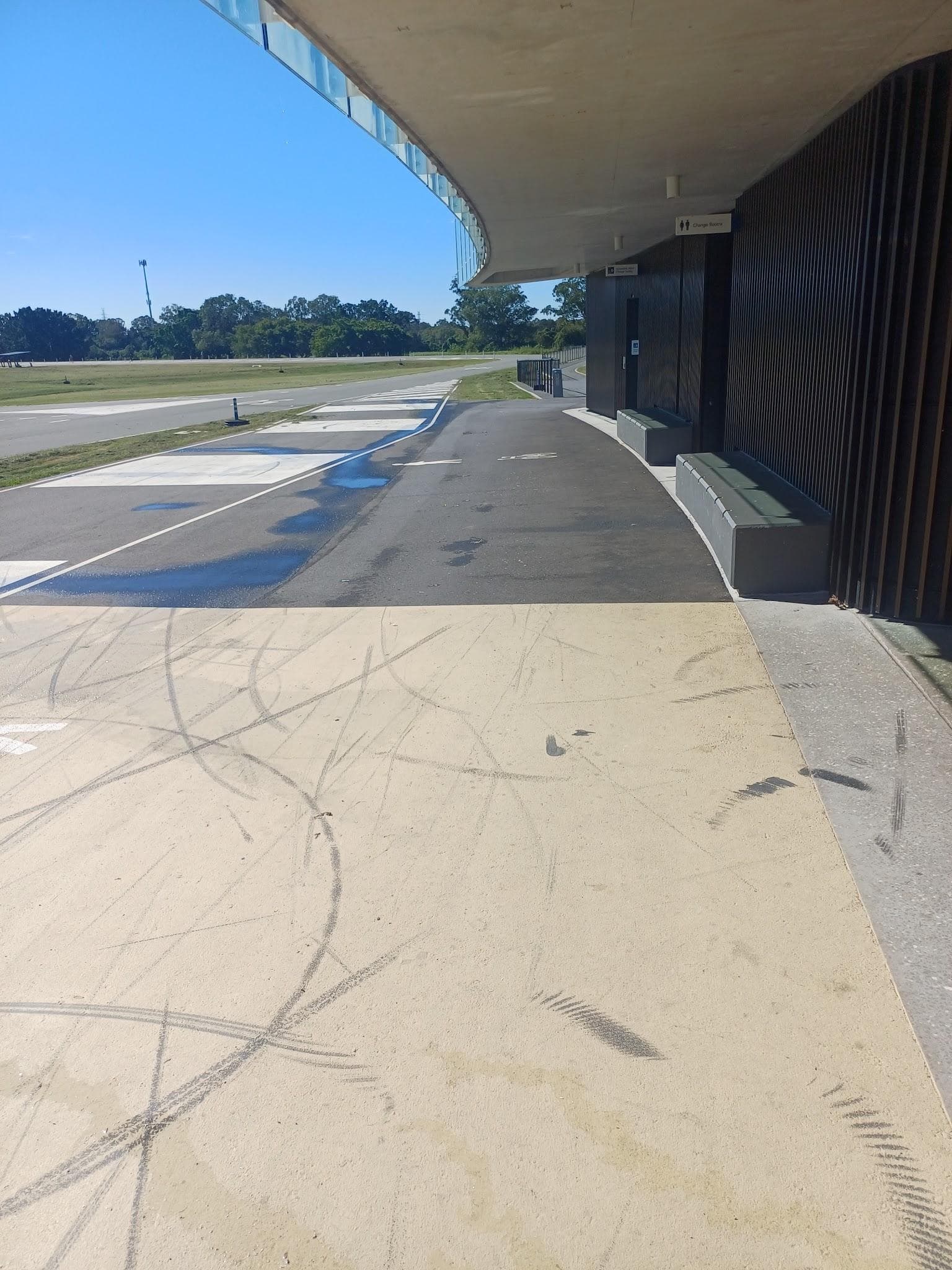 Path & facility wash before
