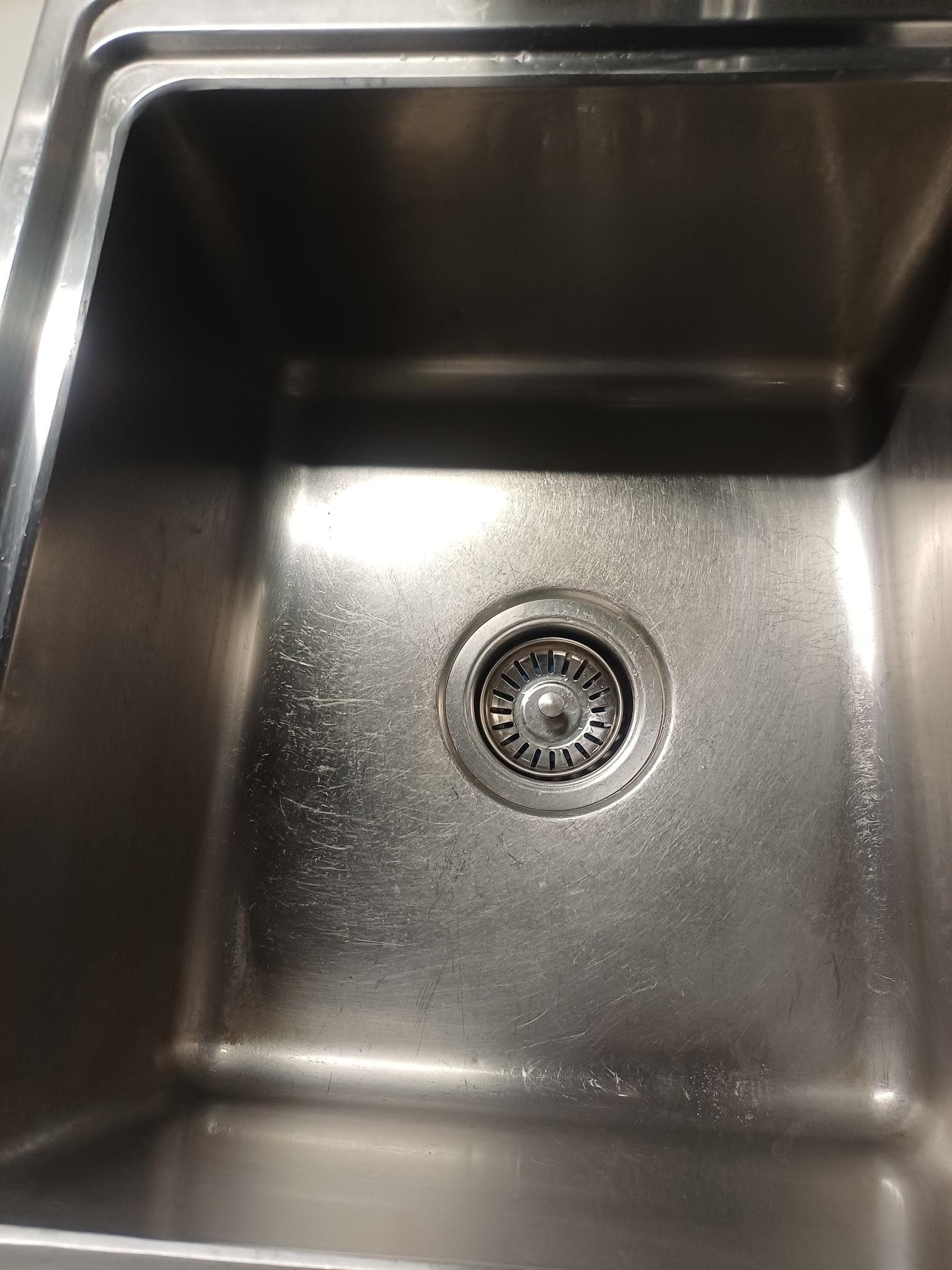 Kitchen sink deep clean after